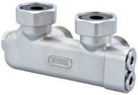 Diverter corner type lockable (one/two pipe)