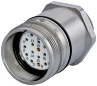 M23 Signal panel connector, Circular Connector, Connector, M23, Signal