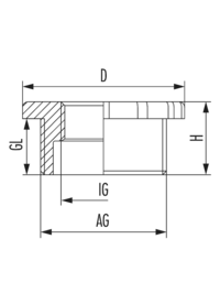Reducer R-FS, Cable Gland