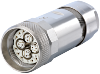 M23 Fast Ethernet PoE cable connector, Circular Connector, Connector, M23