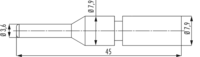 M40 Power contacts, Circular Connector, Connector, M40, Power