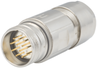 M23 Signal coupler connector, Circular Connector, Connector, Brass, M23, Signal