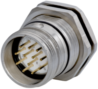 M23 Signal panel connector, Circular Connector, Connector, M23, Signal