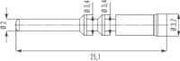 M23 Power contacts, Power, M23, Circular Connector, Connector