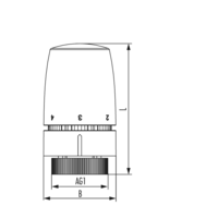 Thermostatkopf M30 x 1,5