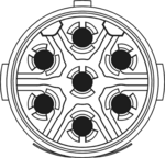 M16 Kontakteinsätze 6+PE
