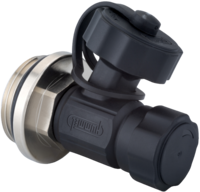 SFE valve with handwheel control black