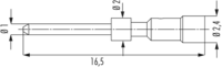 M23 Signal Kontakte, M16, M23, Signal, Rundsteckverbinder, Steckverbinder