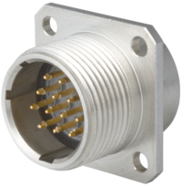 Marine Connecteur d'appareil avec bride, Circular Connector, Connector