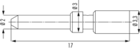 Contacts M16, M16, M23, Signal, Circular Connector, Connector