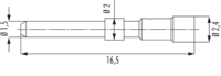 Kontakte M23 Signal, M16, M23, Signal, Rundsteckverbinder, Steckverbinder