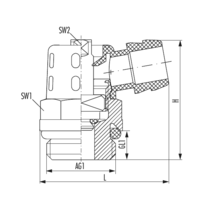 Outflow valve turnable with key control
