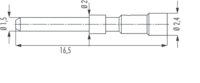 M12 Power Contacts, Power, M12, Circular Connector, Connector
