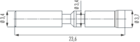 M23 Power contacts, Power, M23, Circular Connector, Connector