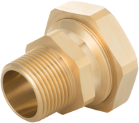 Trinkwasser-Stahlrohradapter mit Außengewinde