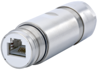 M23 RJ45 coupler connector, Circular Connector, Connector, M23