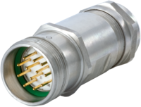 M23 Signal INOX Kupplungssteckverbinder, Rundsteckverbinder, Steckverbinder