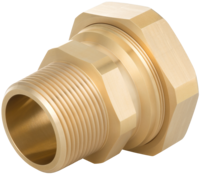 Trinkwasser-Stahlrohradapter mit Außengewinde