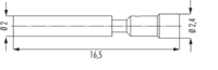 Contacts M23 Signal, M16, M23, Signal, Circular Connector, Connector