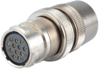 Miniatur Waterproof avec contact de masse Connecteur de couplage