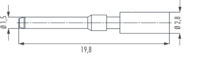 M12 Power Kontakte, Leistung, M12, Rundsteckverbinder, Steckverbinder