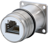 M23 RJ45 panel connector, Circular Connector, Connector, M23