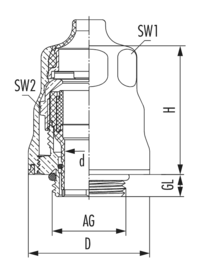 HSK-INOX-HD, Cable Gland