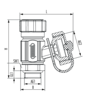 SFE-Hahn mit Handrad