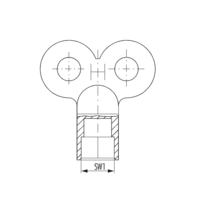 Air bleed key made of zinc die casting
