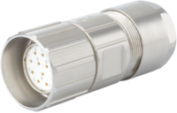 M23 Signal cable connector, Circular Connector, Connector, Brass, M23, Signal