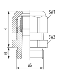 HSK-KE/KR, Cable Gland