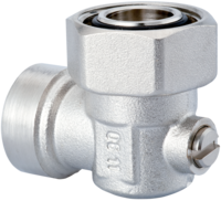 Einzelanschlussarmatur Eckform mit Innengewinde