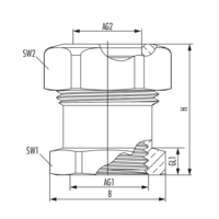 Stahlrohradapterkoffer