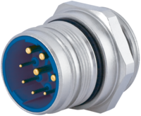 M23 Hybrid Typ 1 Gerätesteckverbinder, M23, Rundsteckverbinder, Steckverbinder, Leistung