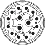 M16 Kontakteinsätze – 15-polig