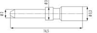 M23 Signal Kontakte, M16, M23, Signal, Rundsteckverbinder, Steckverbinder