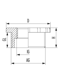 Reducer R-FS, Cable Gland