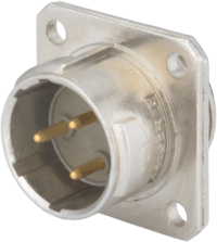 Industrielle Connecteur d'appareil avec bride, Circular Connector, Connector
