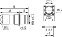 M16 Connecteur d'appareil