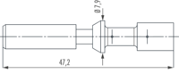 M40 Hybrid contacts, Circular Connector, Connector, M40, Hybrid