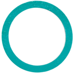 Thread seal ring made of fibre composite material