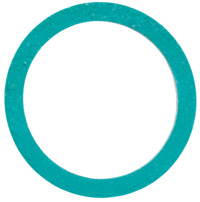 Thread seal ring made of fibre composite material