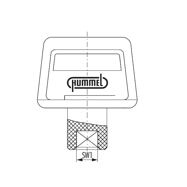 Air bleed key made of plastic