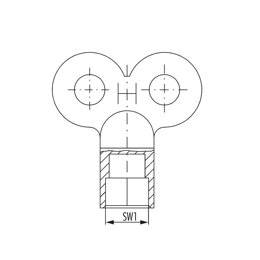 Air bleed key made of zinc die casting