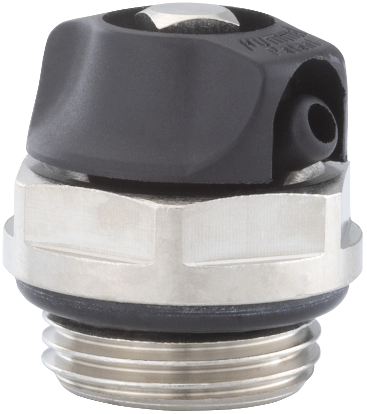 Air bleeder valve turnable with o-ring