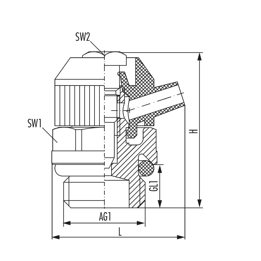 Air bleeder valve with o-ring G 1/4