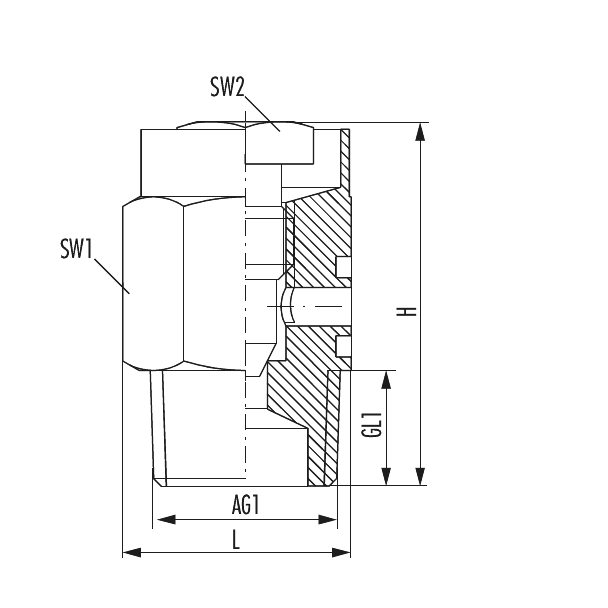 Air bleeder valve with with key operation R 1/8