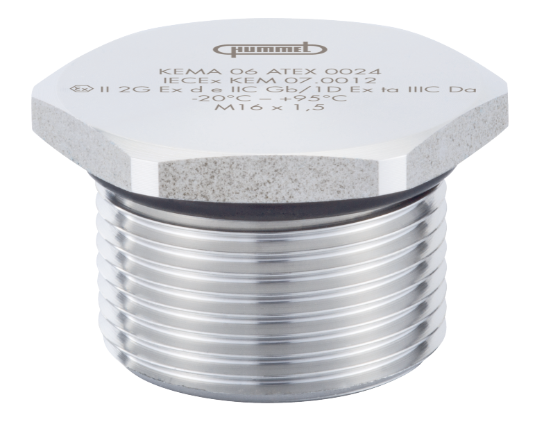 ﻿Bouchon V-INOX-Ex d avec joint torique, Cable Gland