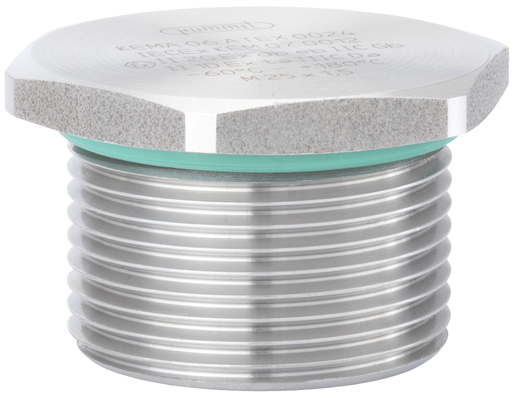 ﻿Bouchon V-INOX-Ex d avec joint torique, Cable Gland