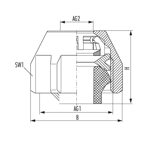 Compression fittings MKV-M